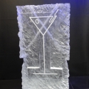 Martinin Glass relief Vodka Luge from Passion for Ice