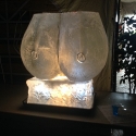 Landscape format carved Boobs Vodka Luge from Passion for Ice