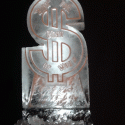 Dollar Symbol Vodka Luge (number One) from Passion for Ice