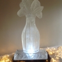 Flowers in a vase Vodka Luge from Passion for Ice