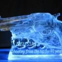Wild West Hand Gun Vodka Luge from Passion for Ice