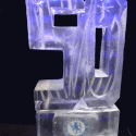Number 50  hand-carved Vodka Luge from Passion for Ice