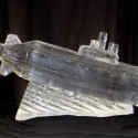 Submarine Vodka Luge Ice Sculpture