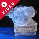 Arsenal FC logo Vodka Luge from Passion for Ice
