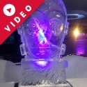 Star Wars character CP3O Vodka Luge from Passion for Ice