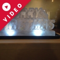 Merry Christmas Vodka Luge from Passion for Ice