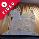 Welsh Dragon Vodka Luge from Passion for Ice