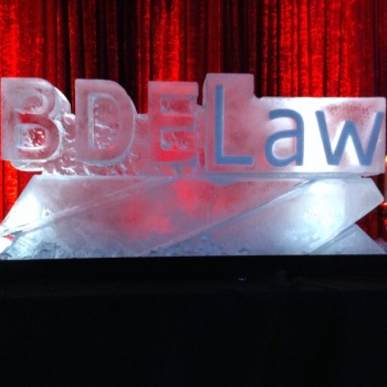 BDELaw Ice Sculpture from Passion for Ice