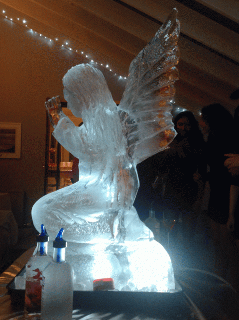 Angel Vodka Luge from Passion for Ice