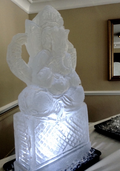 Lord Ganesha Ice Sculpture from Passion for Ice