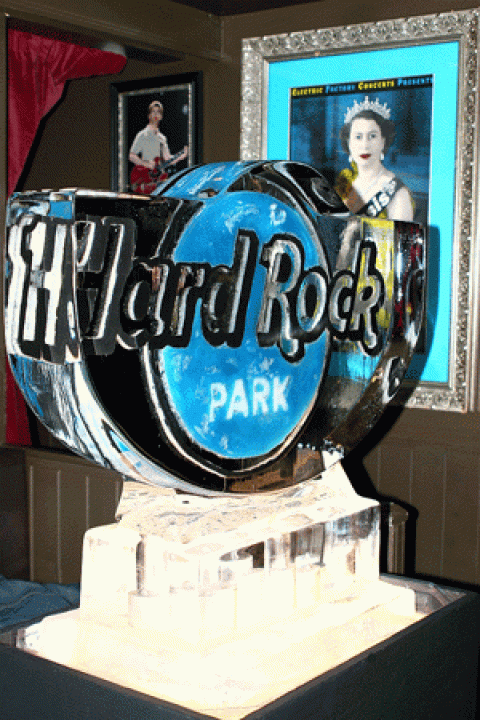 Hard Rock Vodka Luge from Passion for Ice