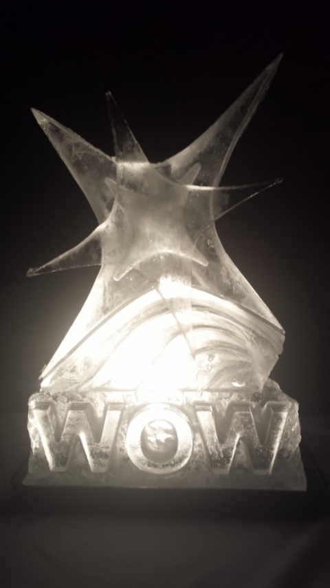 The WOW Awards Night Vodka Luge from Passion for Ice