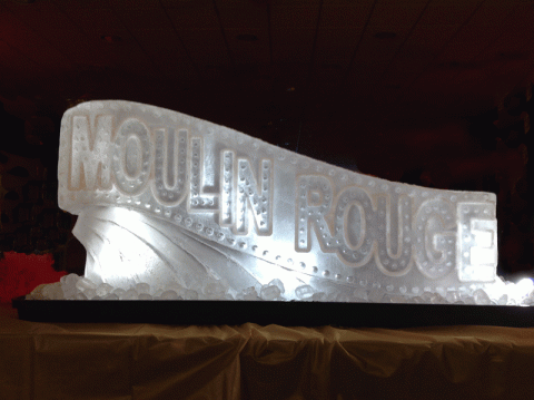 Mouilin Rouge Vodka Luge from Passion for Ice