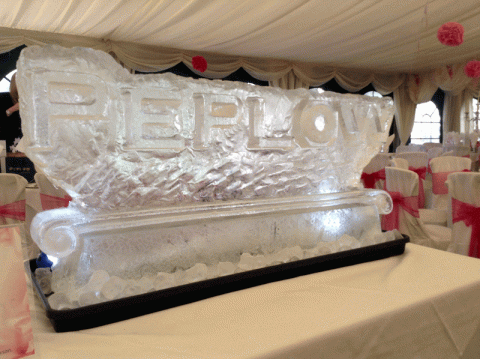 Peplow jewellers ice melt Vodka Luge from Passion for Ice